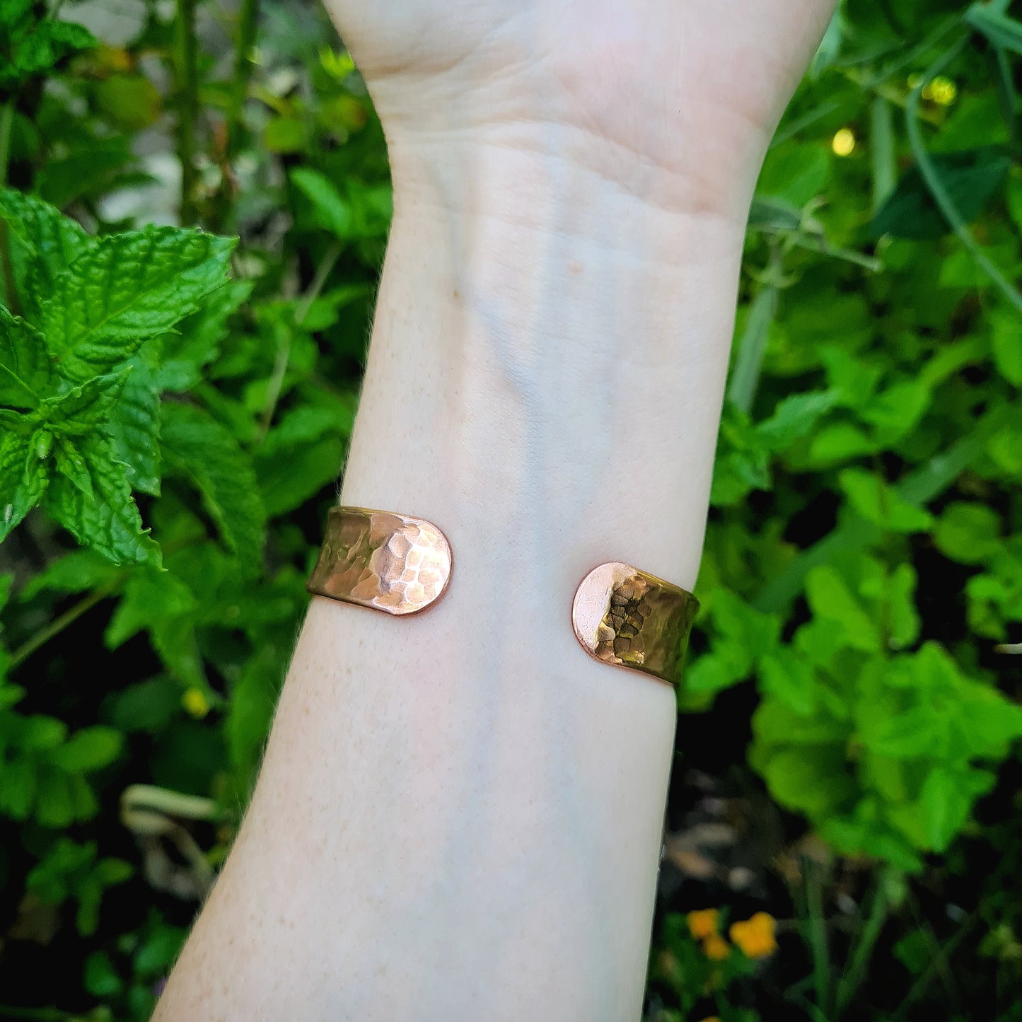 Regular Stamped Copper Cuff