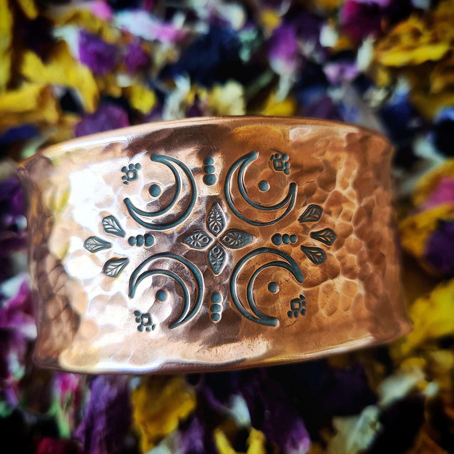 Extra Wide Stamped Cuff