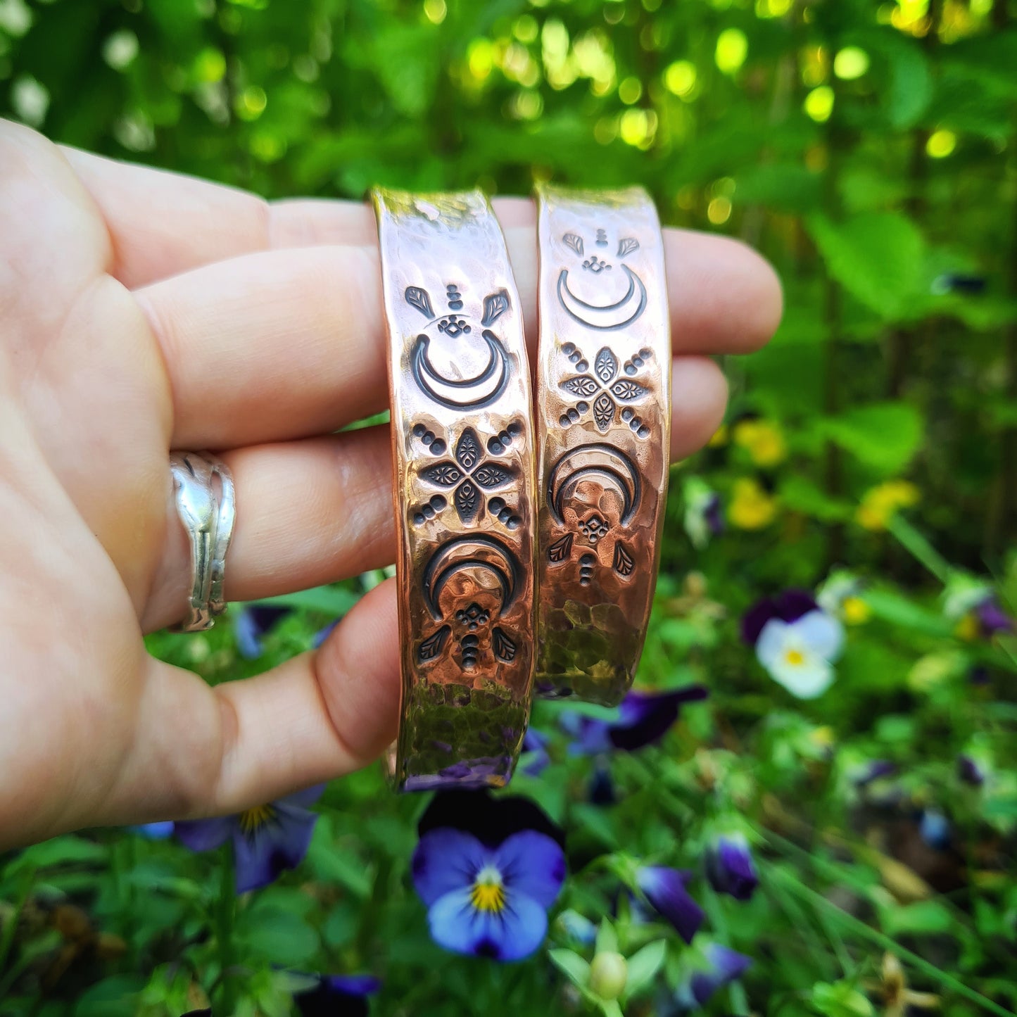 Regular Stamped Copper Cuff