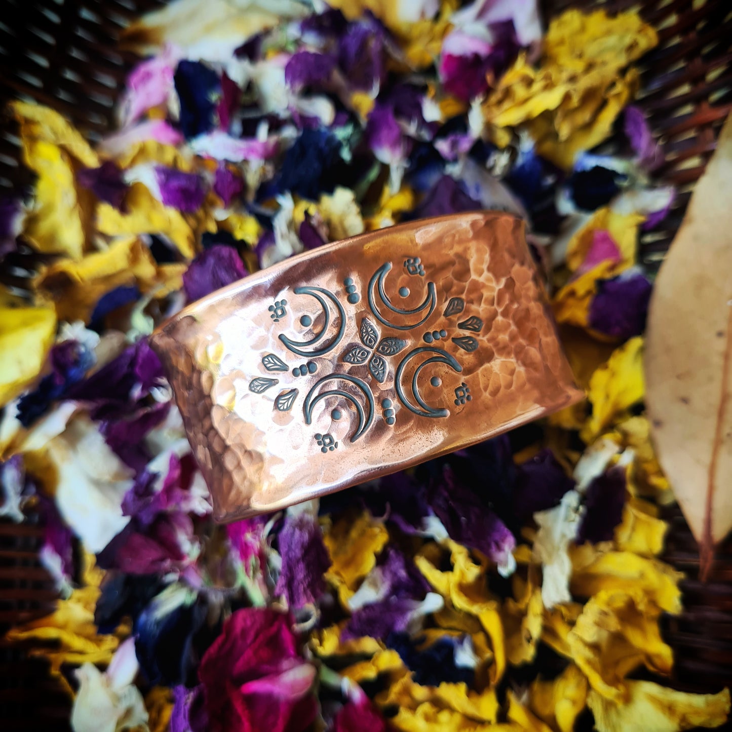 Extra Wide Stamped Cuff