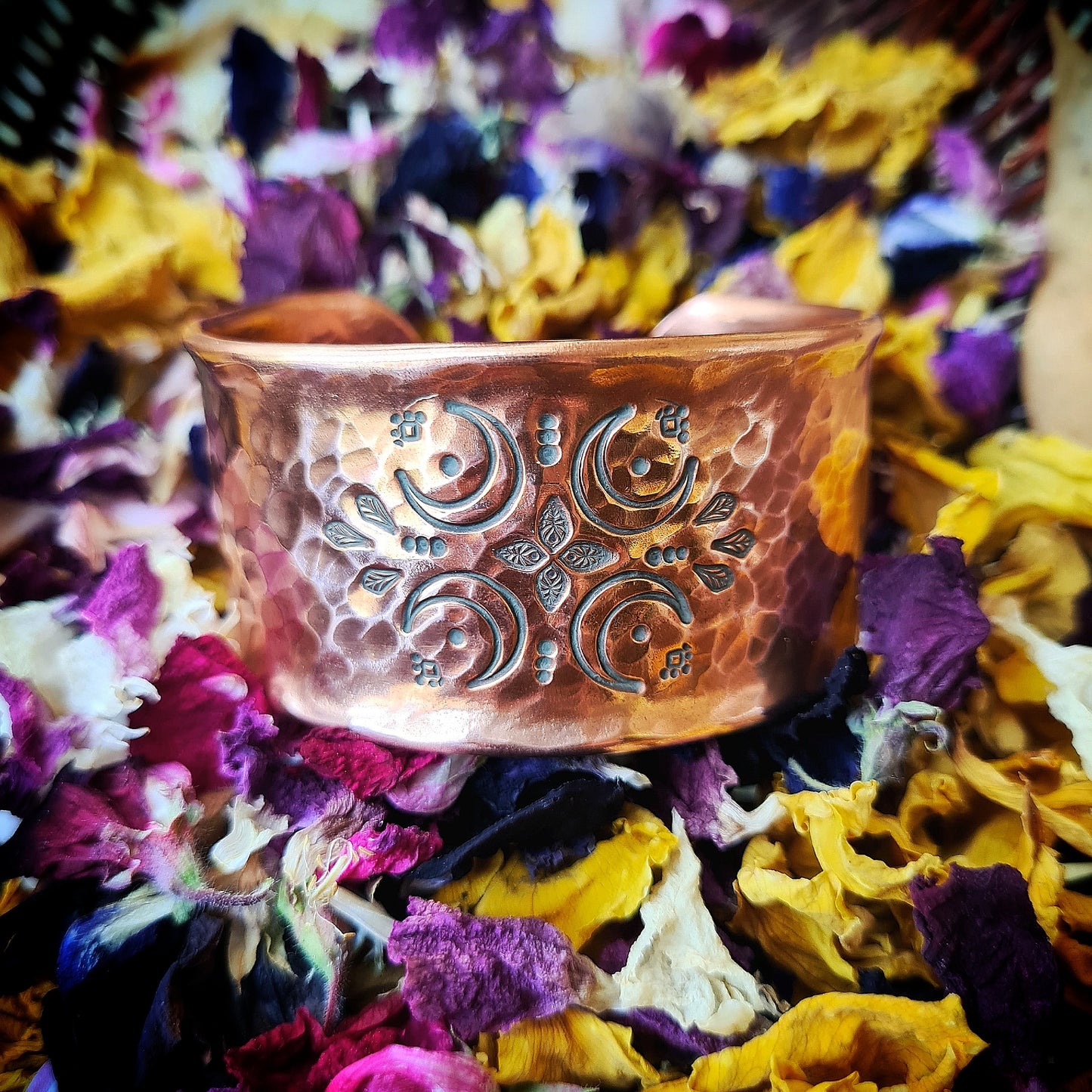 Extra Wide Stamped Cuff