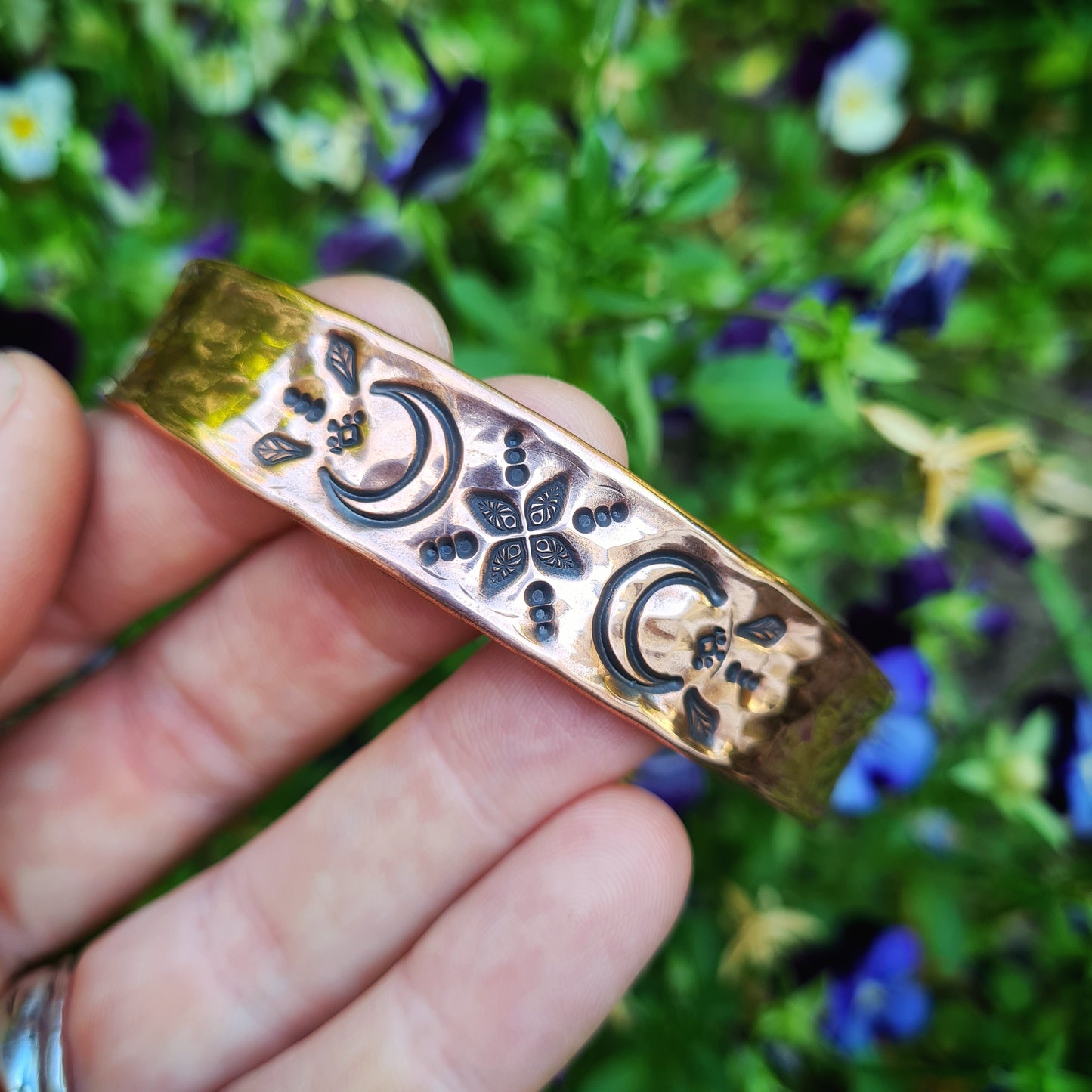 Regular Stamped Copper Cuff