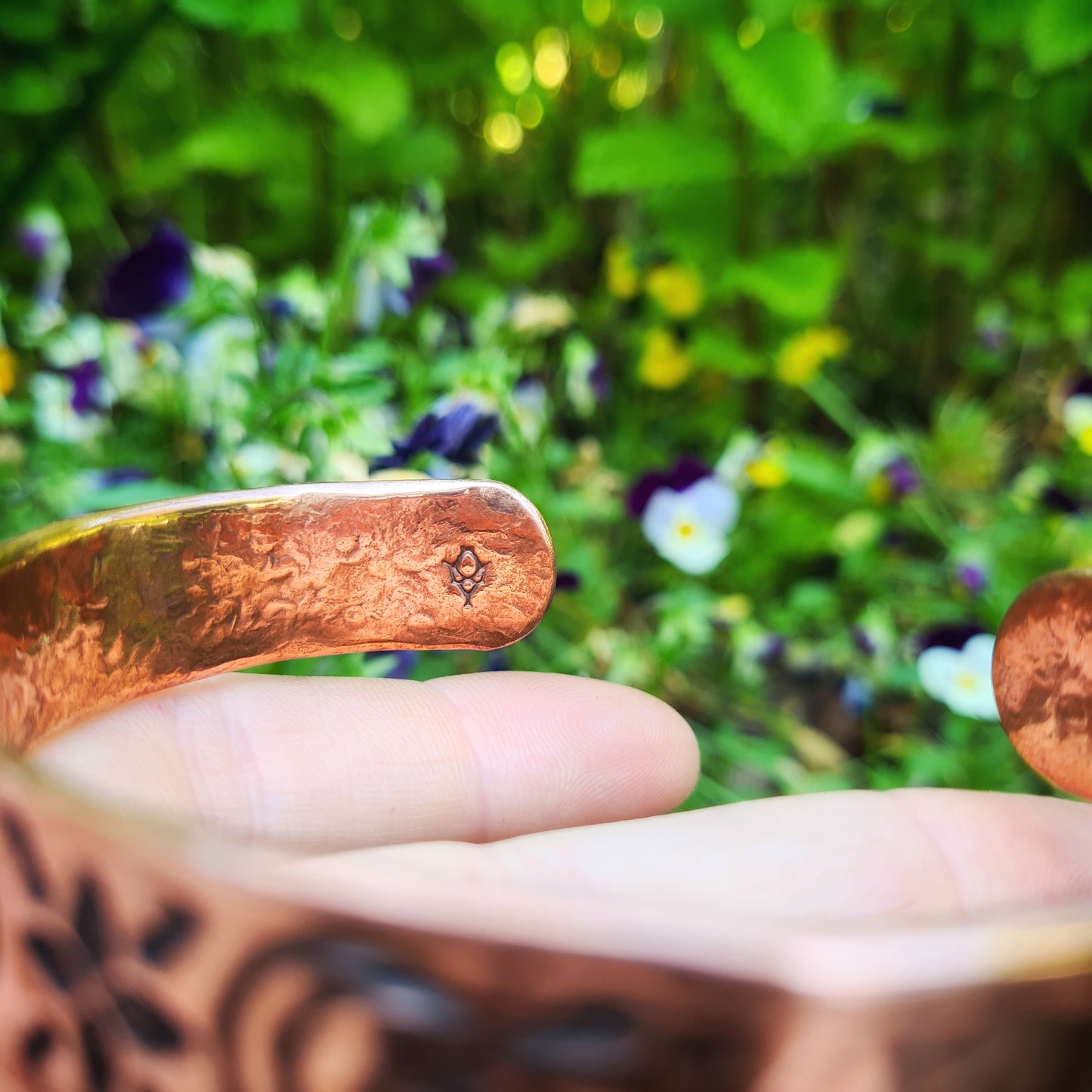 Regular Stamped Copper Cuff