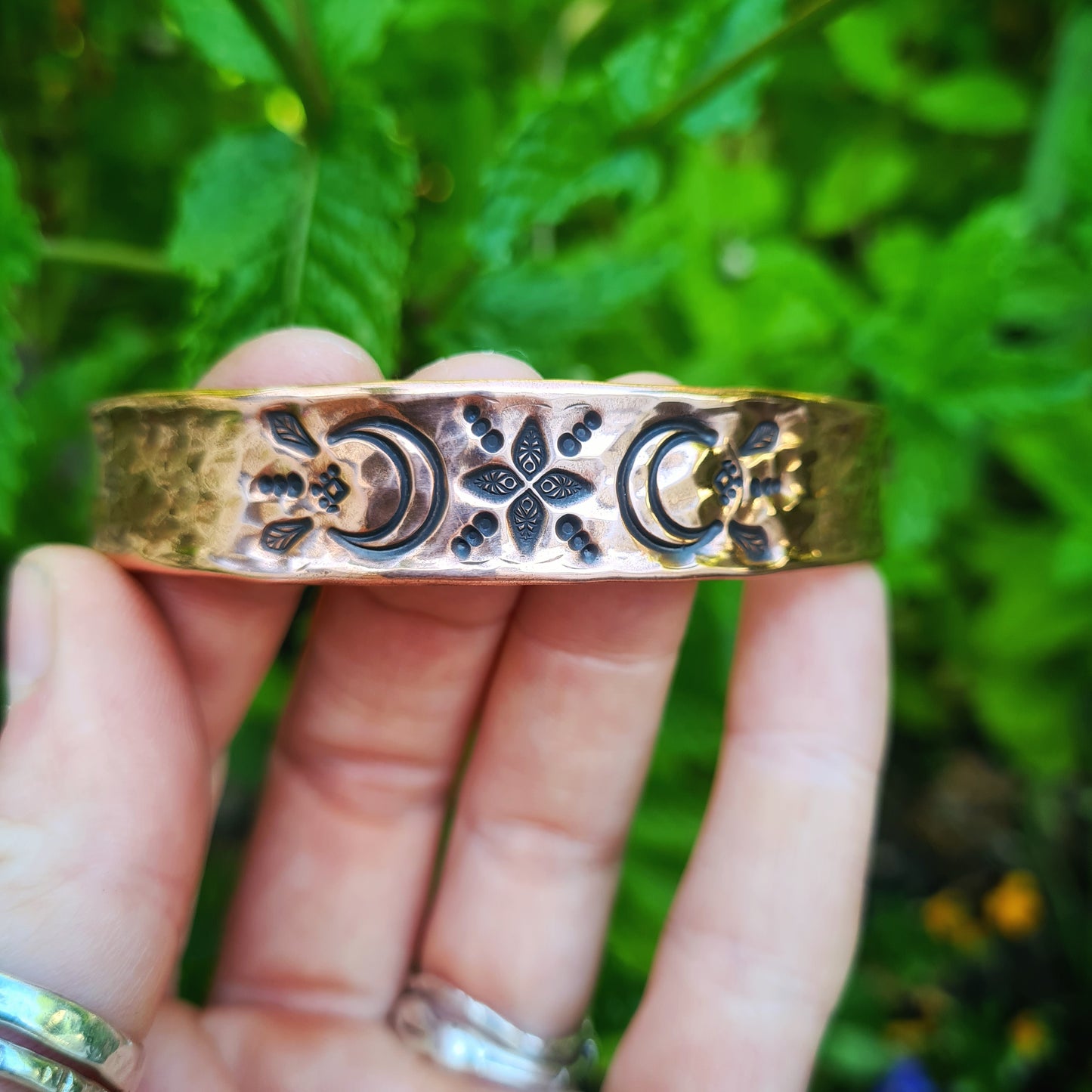 Regular Stamped Copper Cuff
