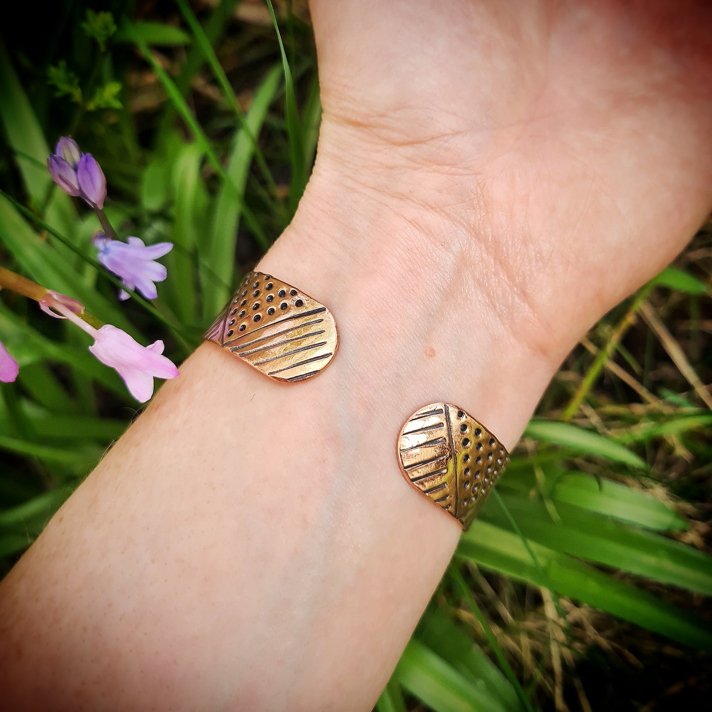 Rip Tide Cuff - 100% Recycled Copper