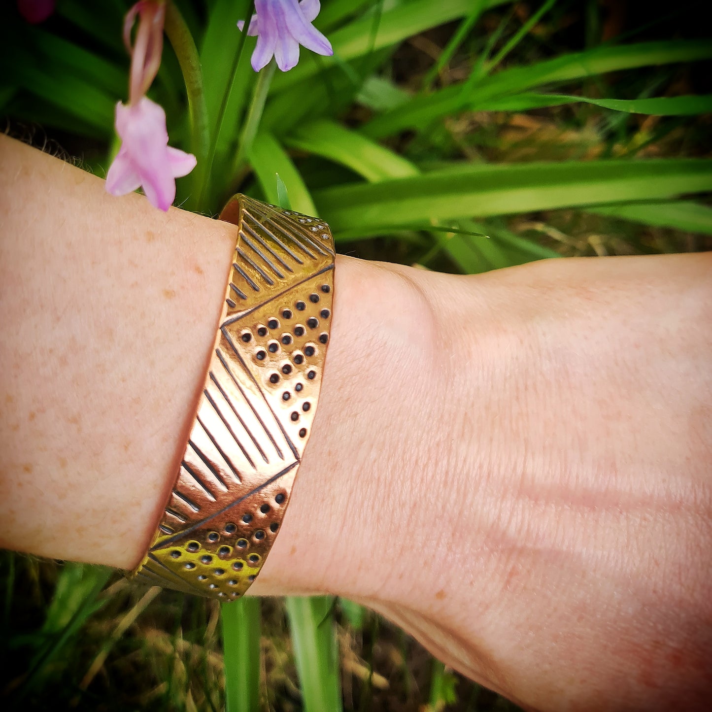 Rip Tide Cuff - 100% Recycled Copper