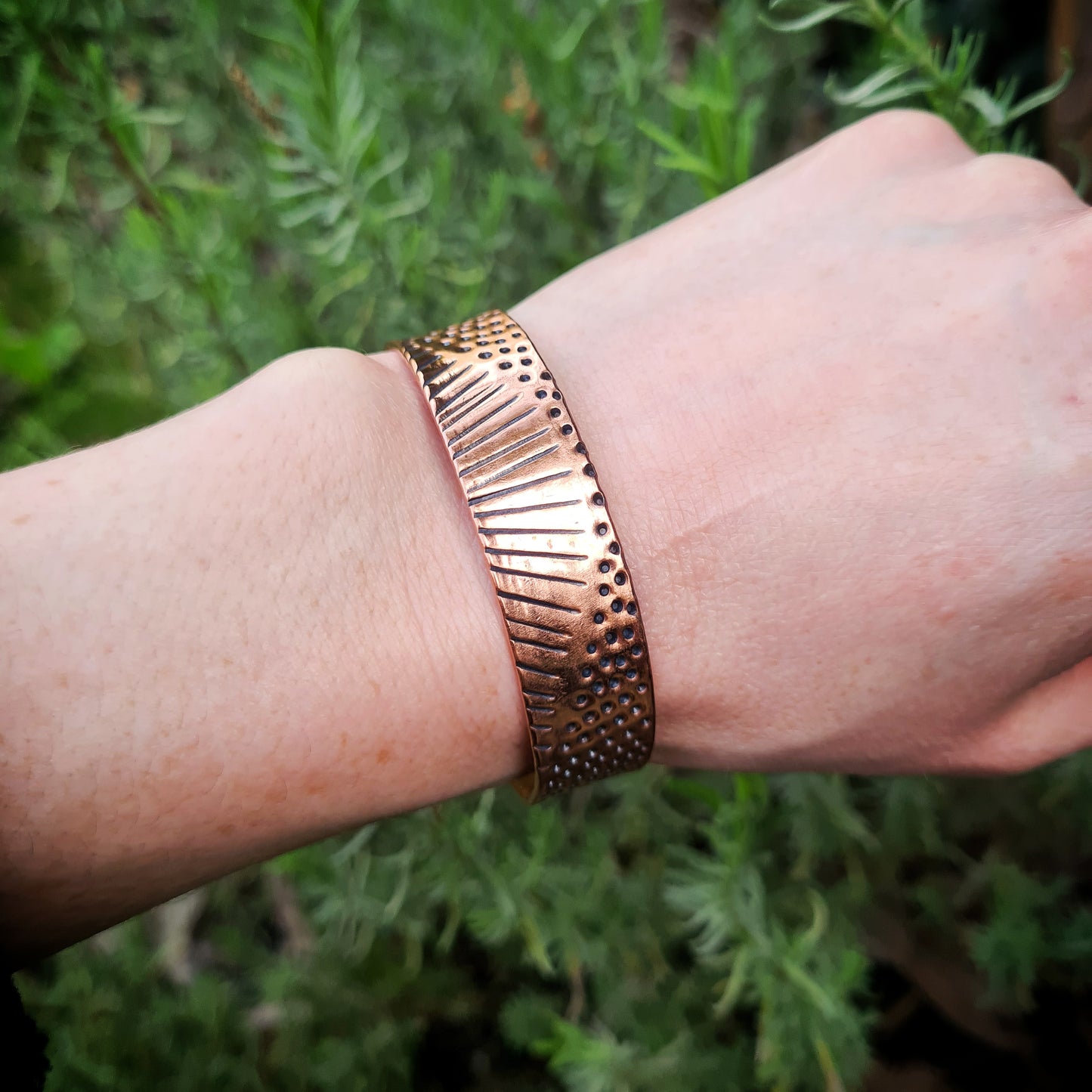 River Bank Cuff - 100% Recycled Copper