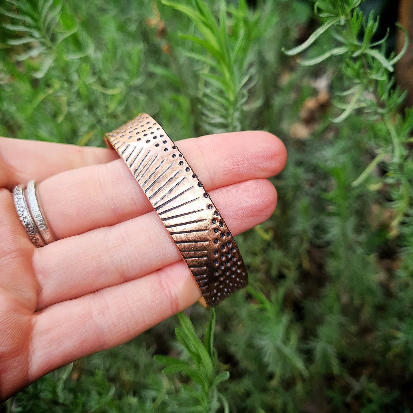 River Bank Cuff - 100% Recycled Copper