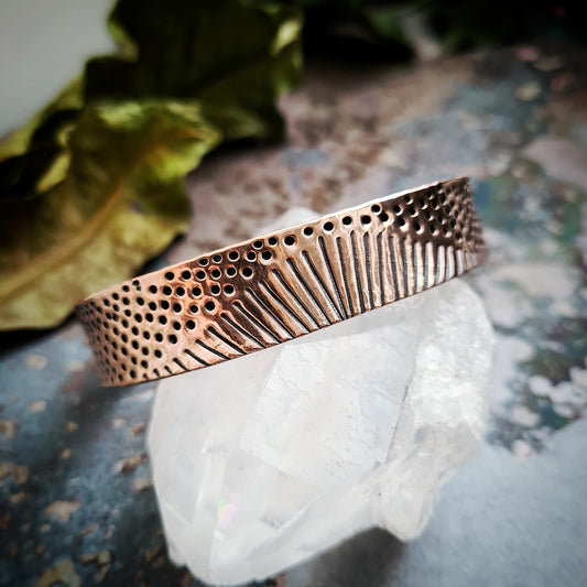 River Bank Cuff - 100% Recycled Copper