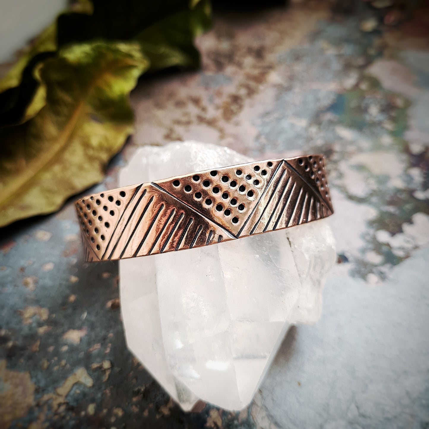 Rip Tide Cuff - 100% Recycled Copper