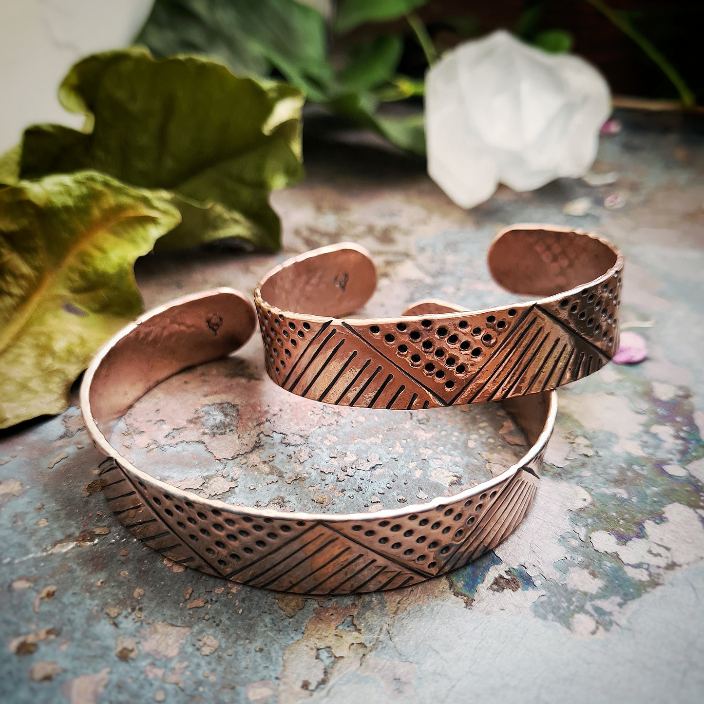 Rip Tide Cuff - 100% Recycled Copper