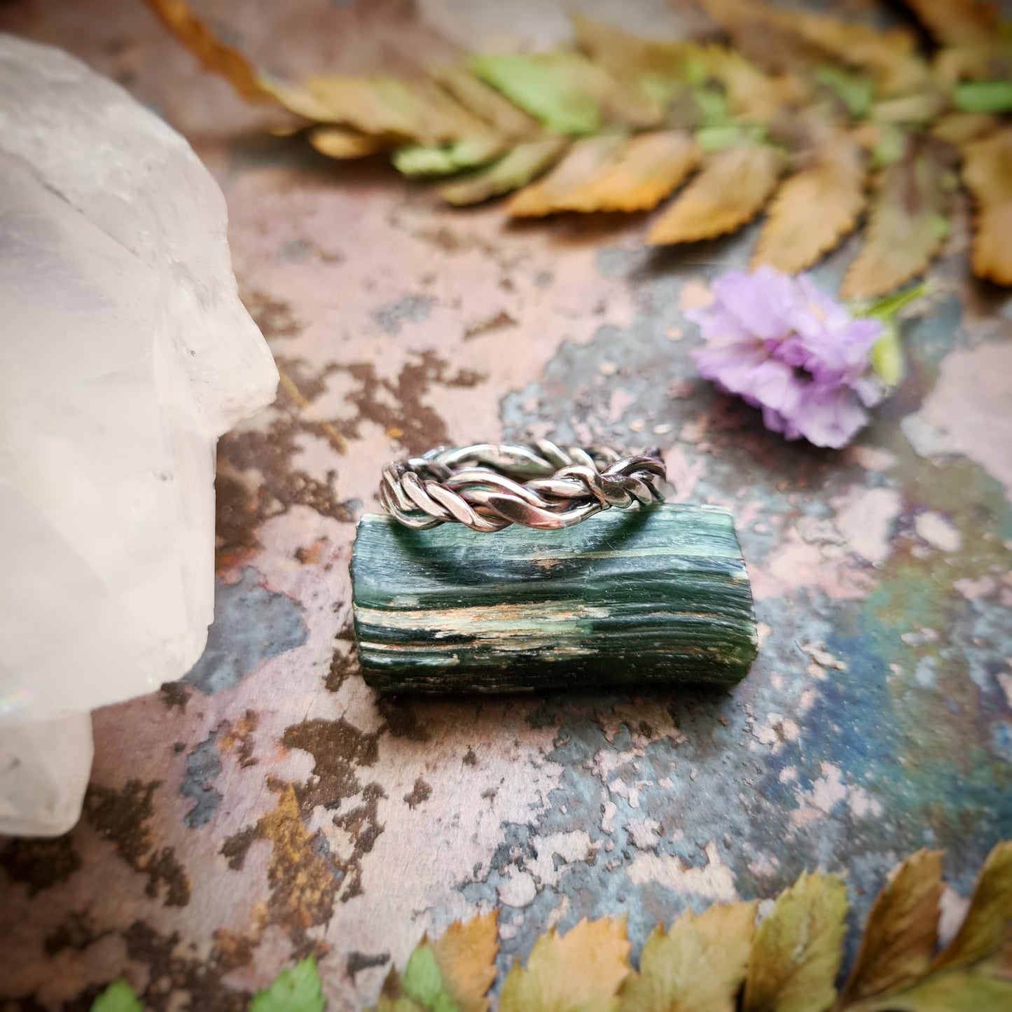 Elven Braided Ring - 100% Recycled Silver