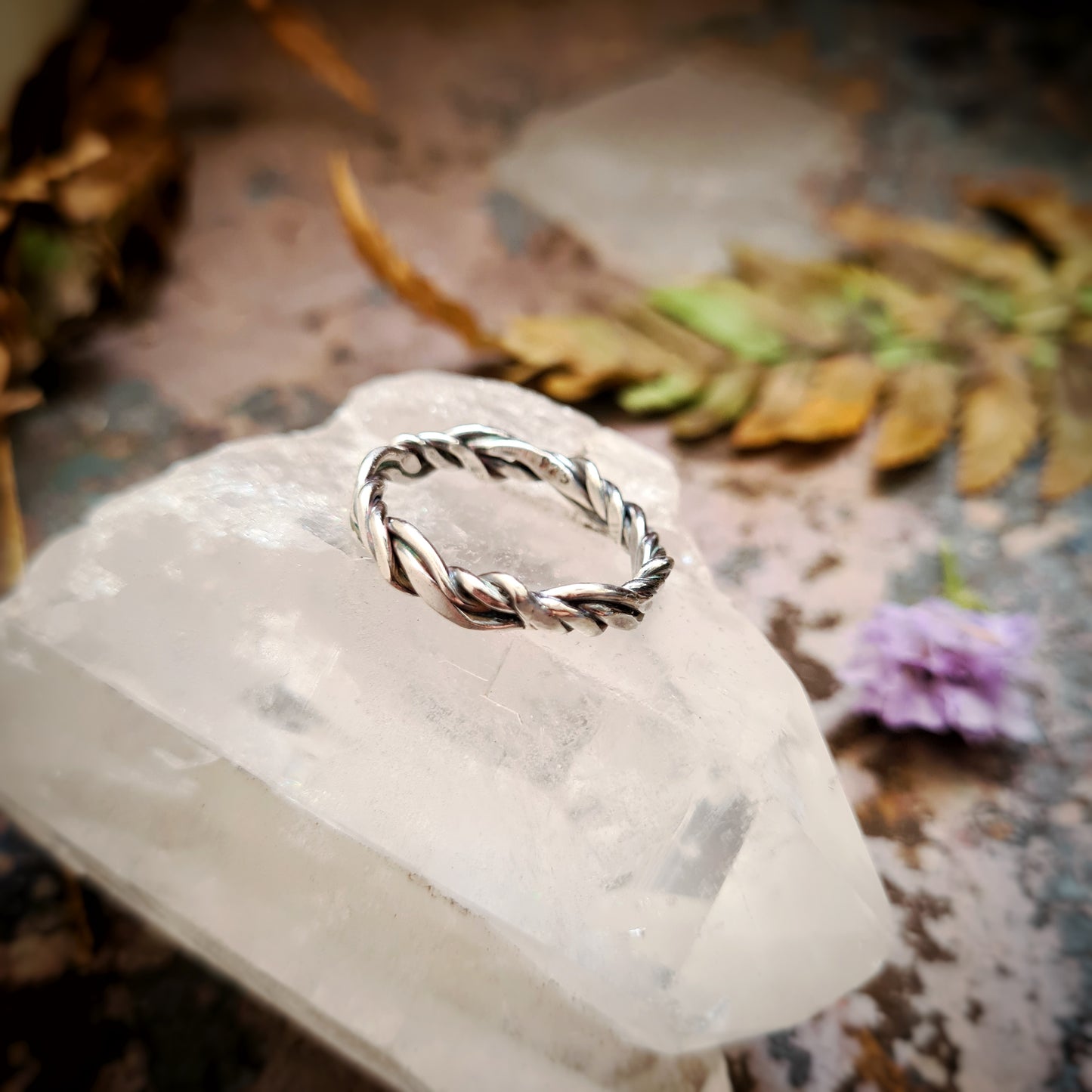 Elven Braided Ring - 100% Recycled Silver