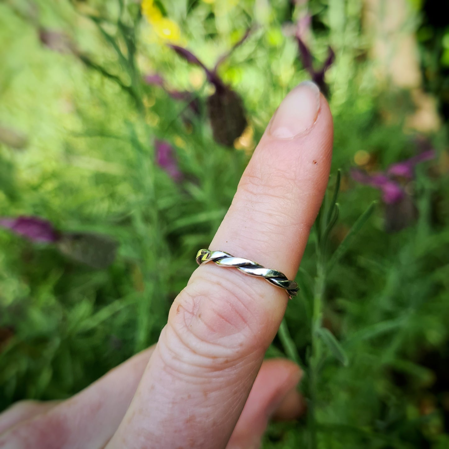 Twisted Silver Ring - 100% Recycled Silver