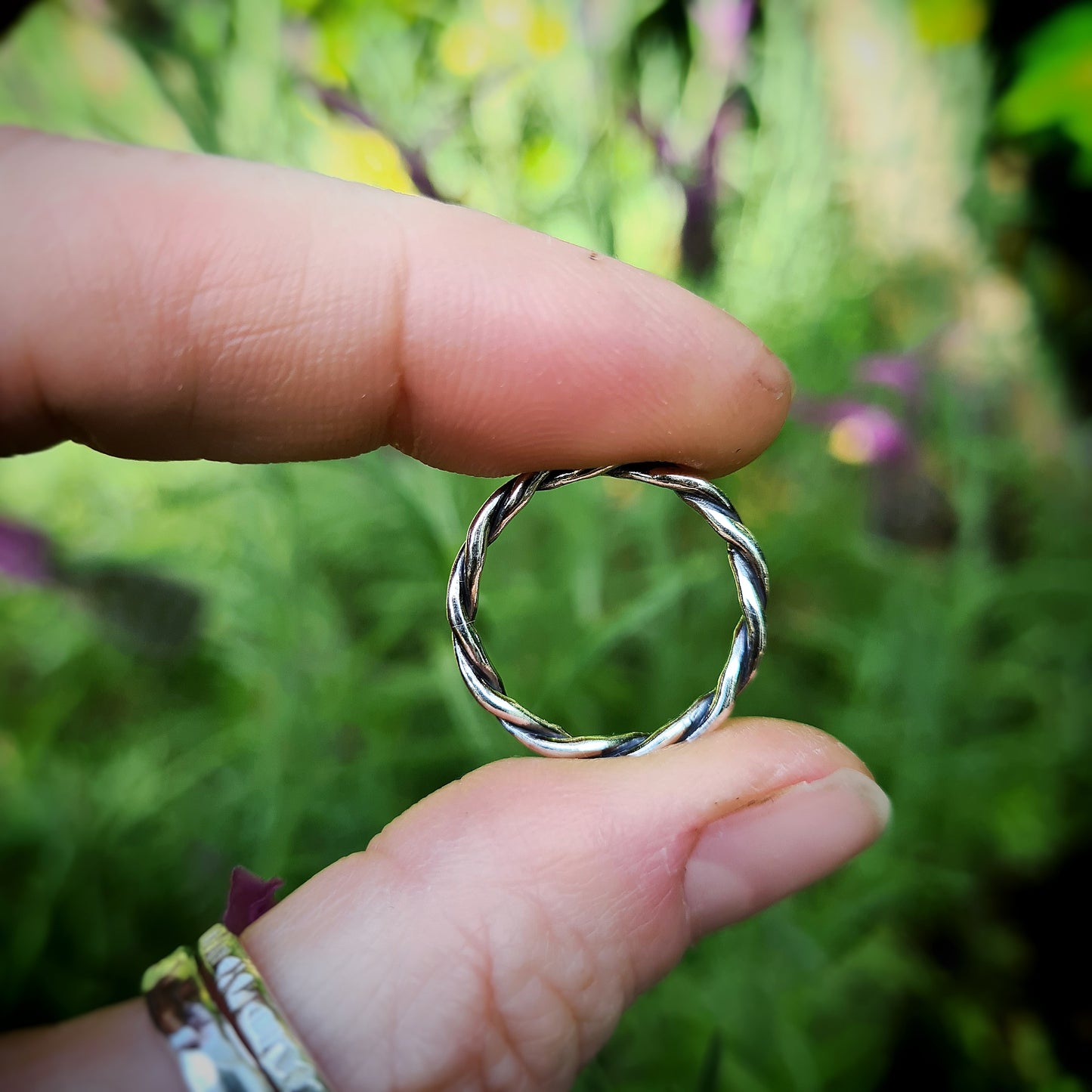 Twisted Silver Ring - 100% Recycled Silver