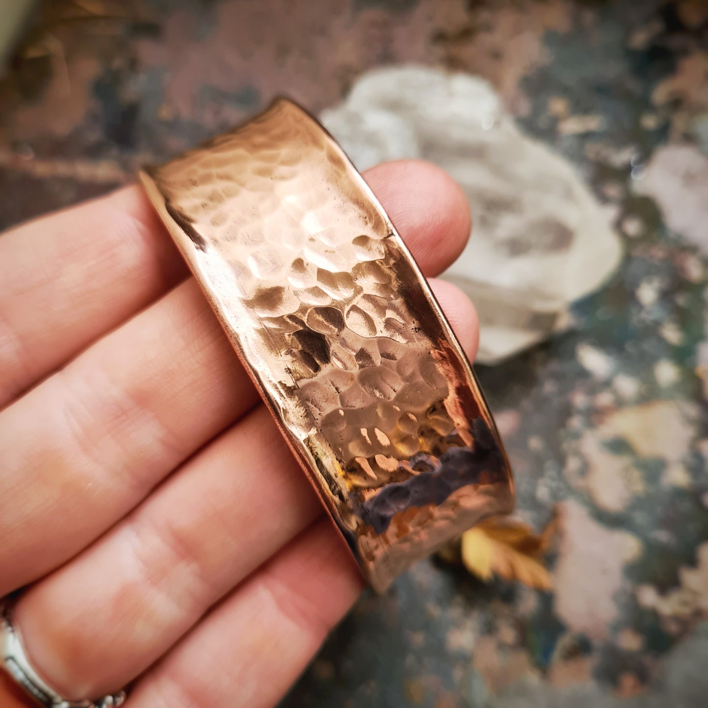 2cm Wide Copper Cuff - 100%Recycled Copper