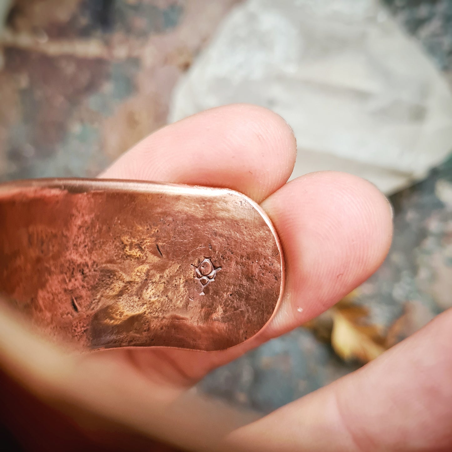 2cm Wide Copper Cuff - 100%Recycled Copper