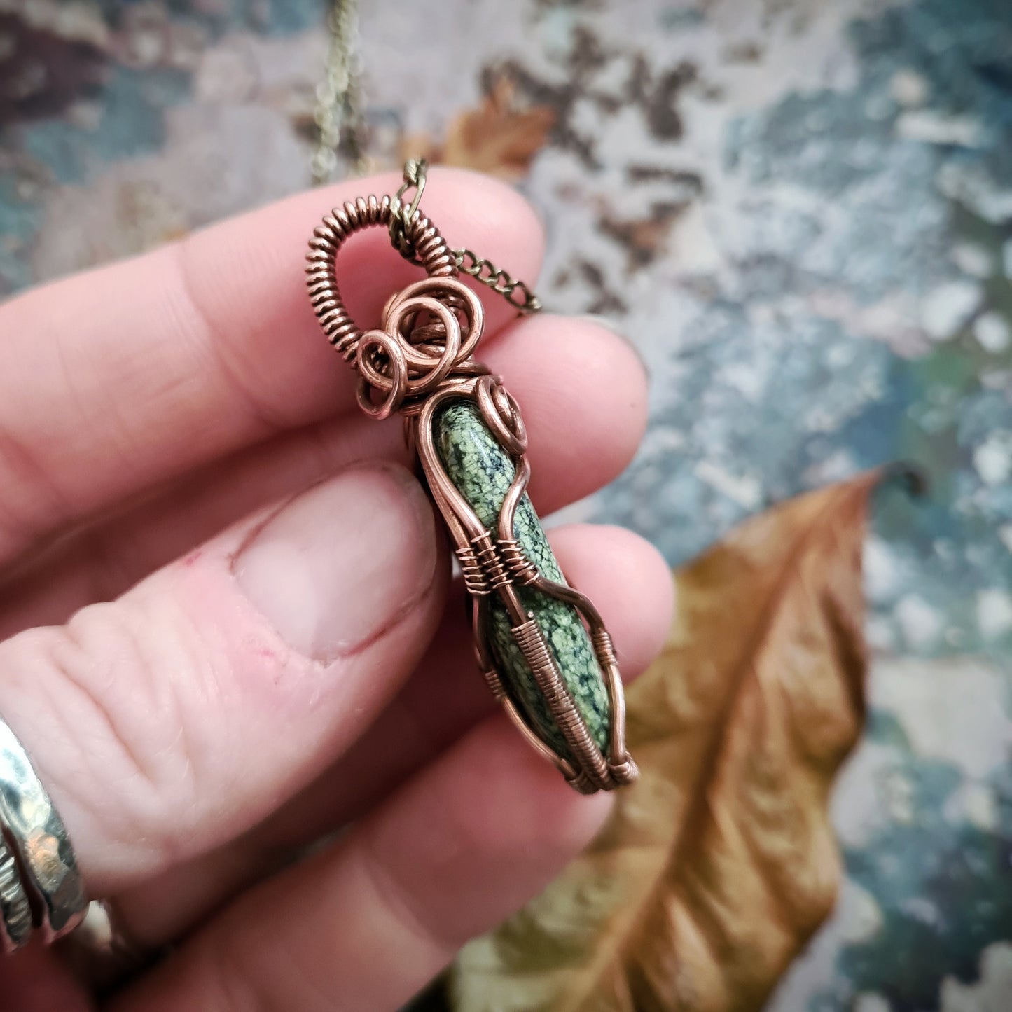 Serpentine Amphora Pendant