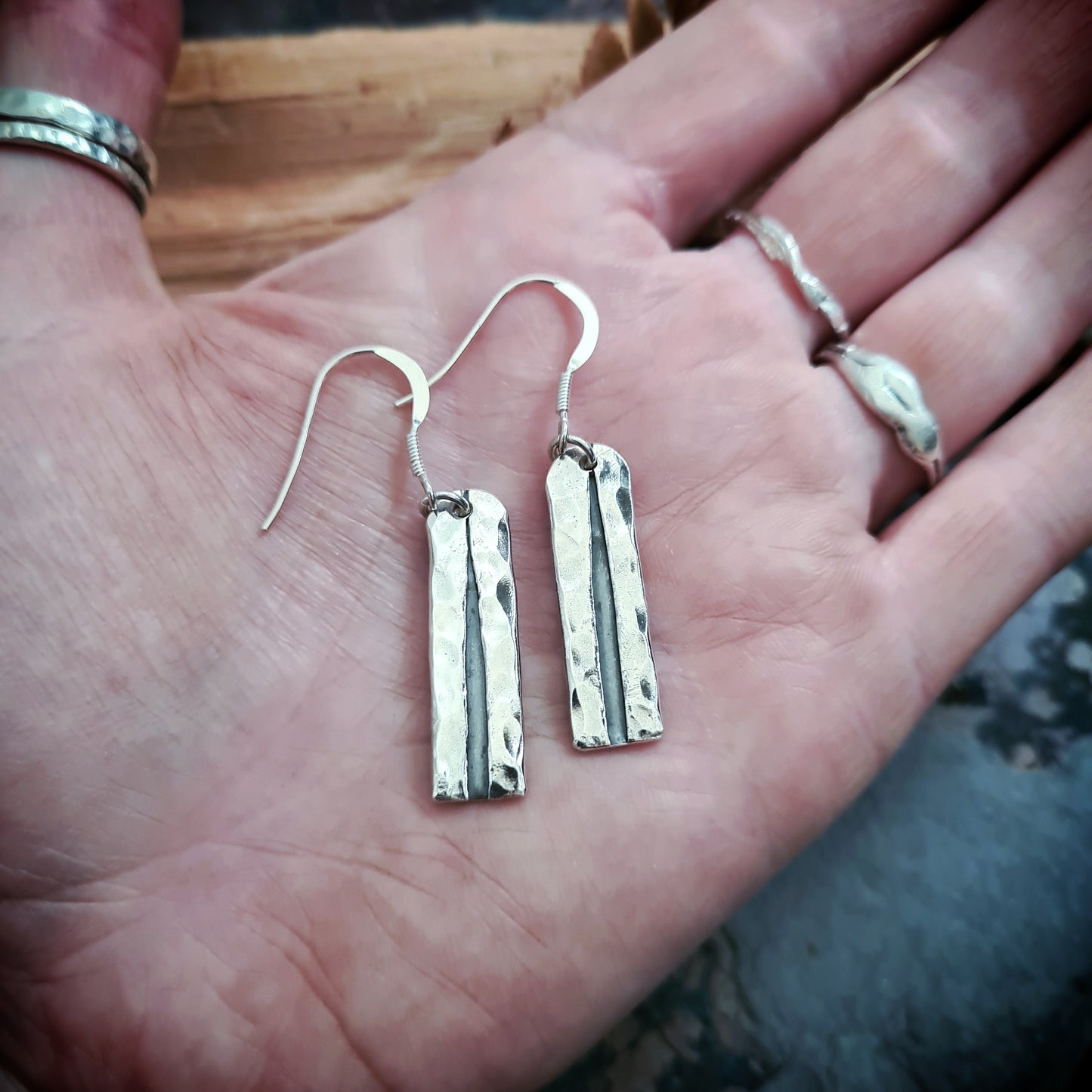 Viking Earrings - 100% Recycled Silver