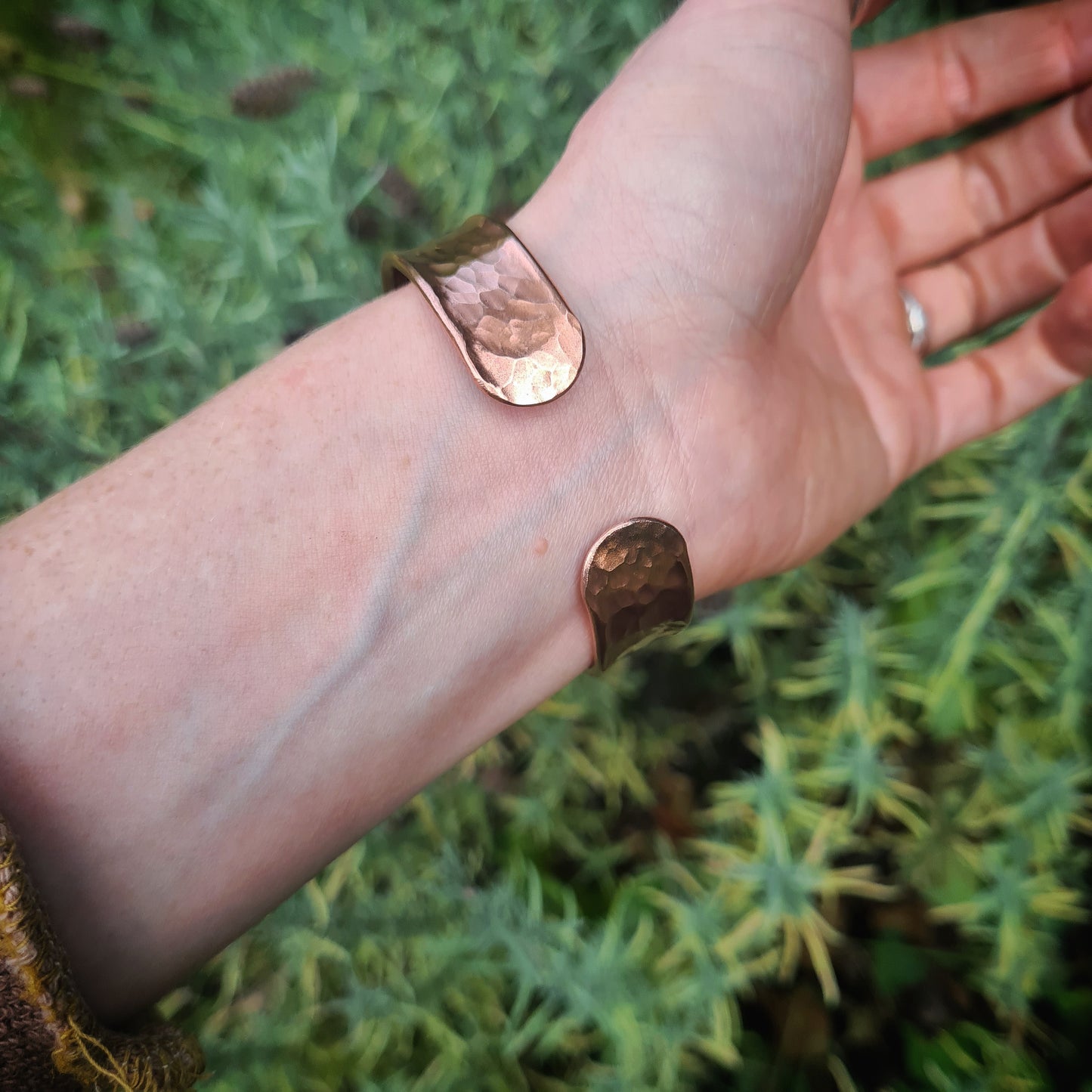 1.5cm Wide Copper Cuff - 100% Recycled Copper