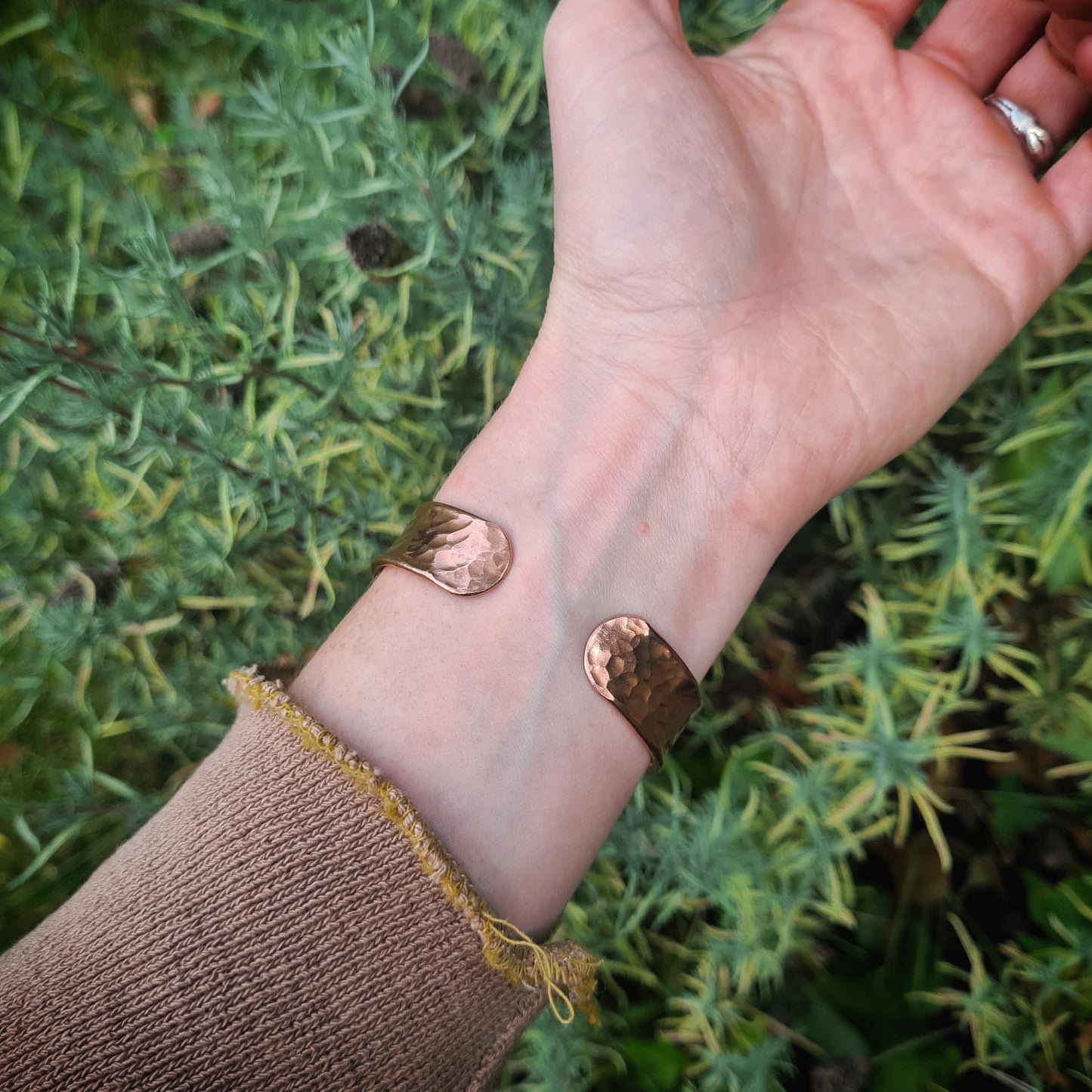 1.5cm Wide Copper Cuff - 100% Recycled Copper