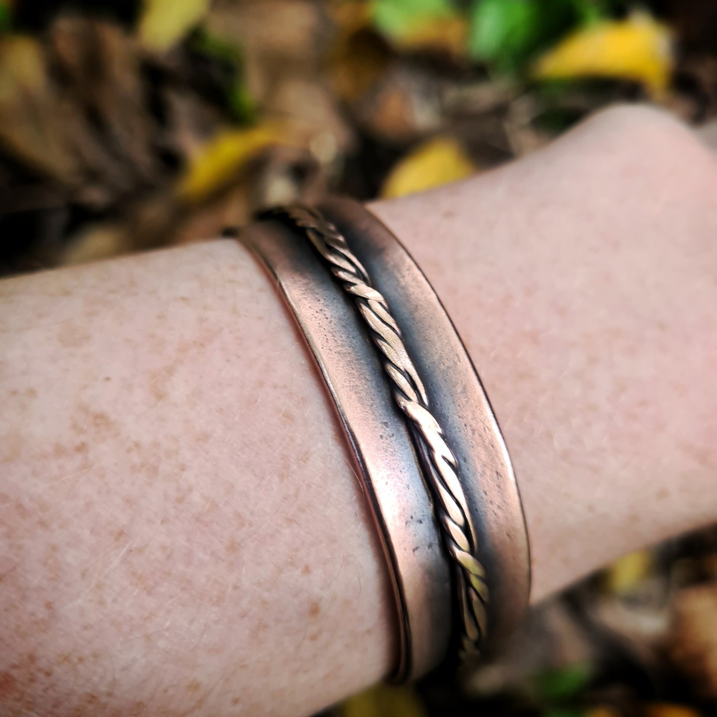 Braided Band Copper Cuff