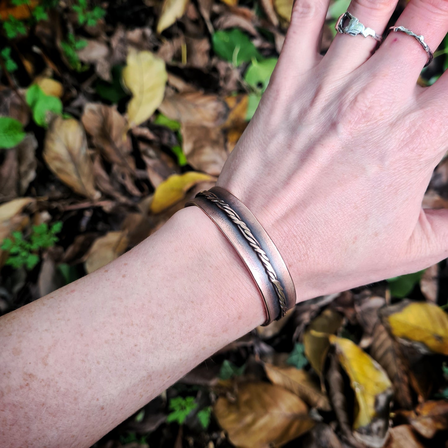 Braided Band Copper Cuff