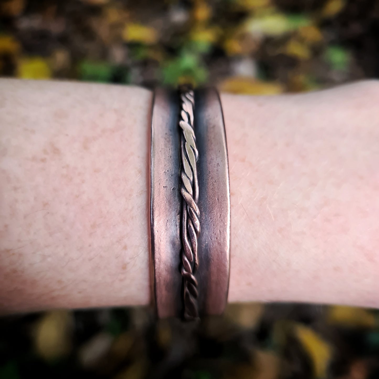 Braided Band Copper Cuff