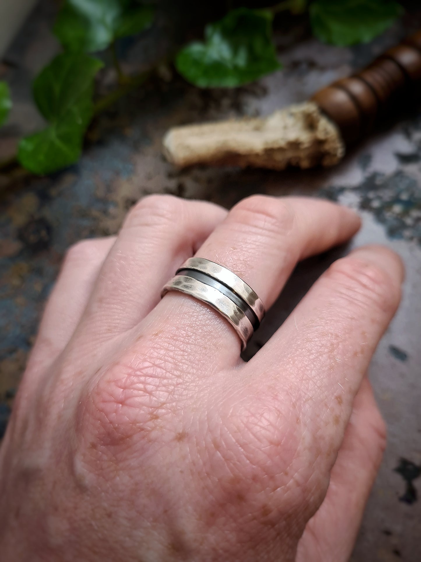 Sterling Silver Viking Ring