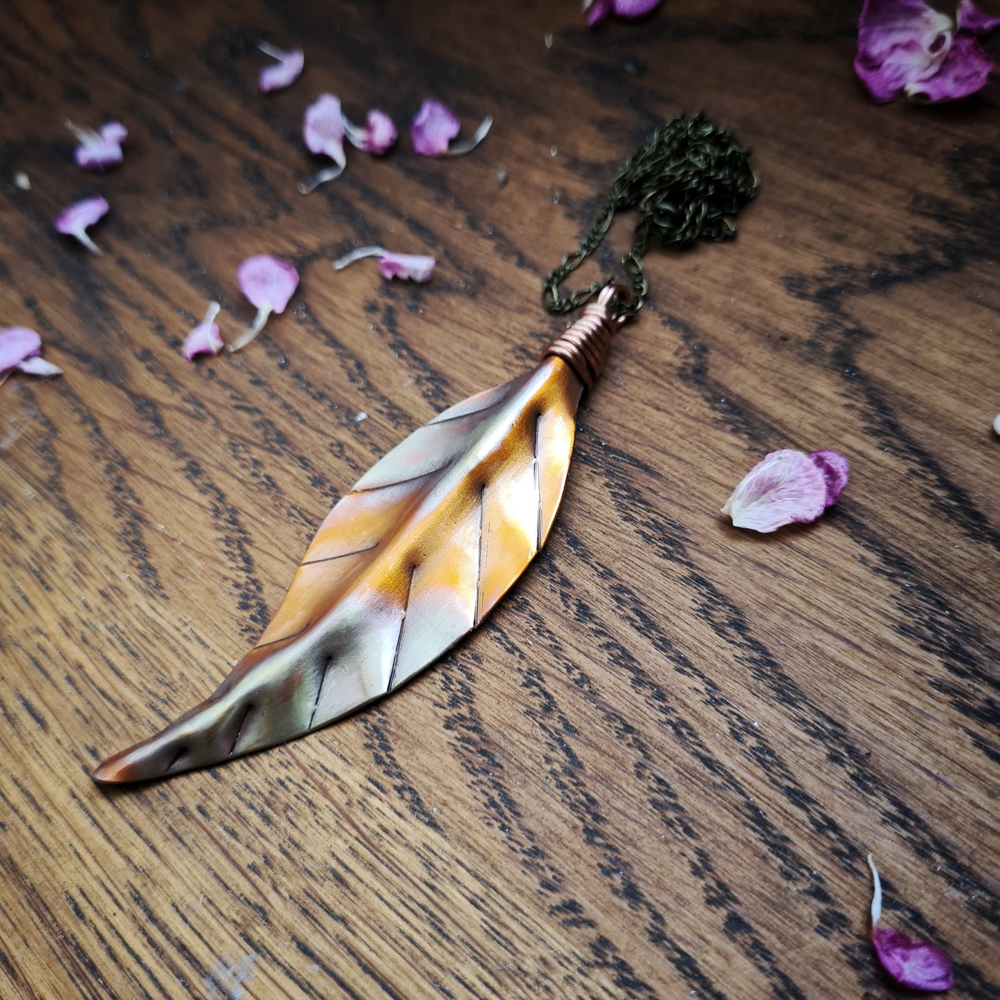 Large Leaf Pendant