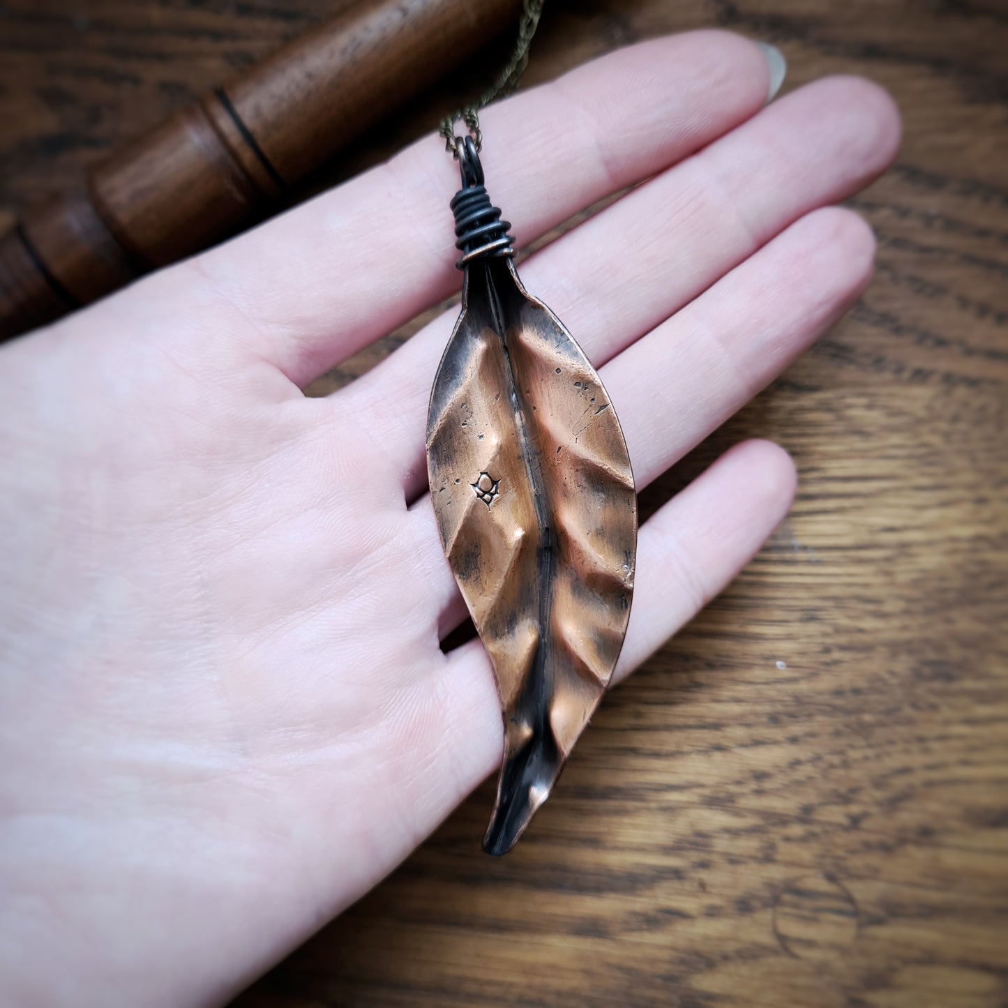 Large Leaf Pendant