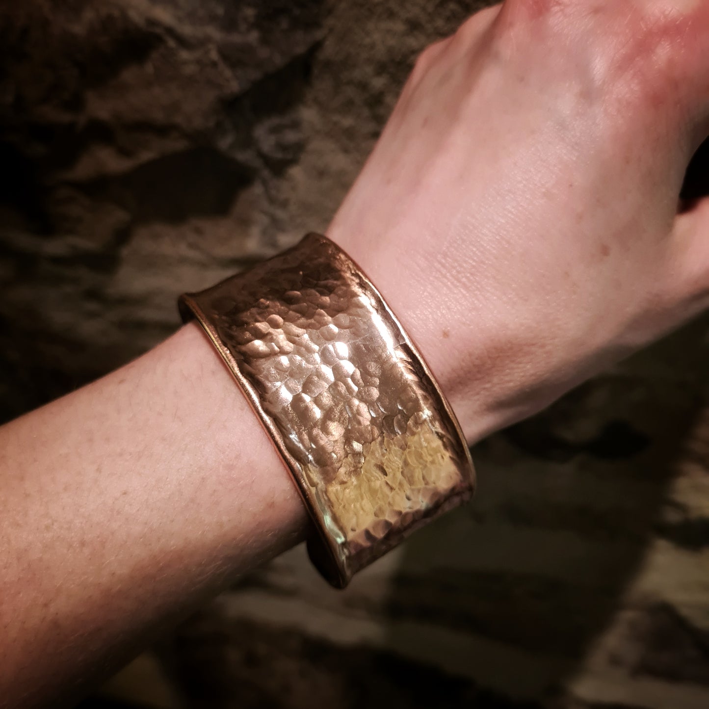 3.3cm Wide Copper Cuff