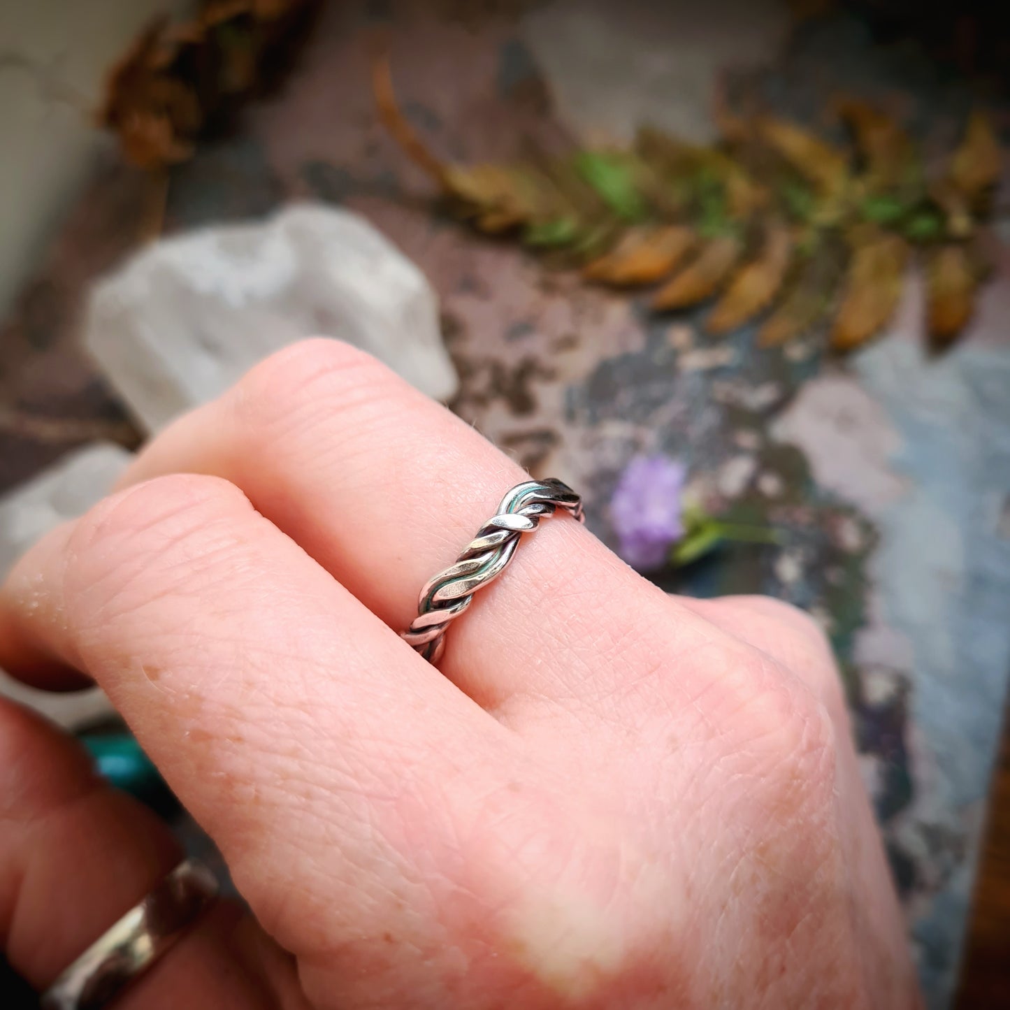 Elven Braided Ring - 100% Recycled Silver