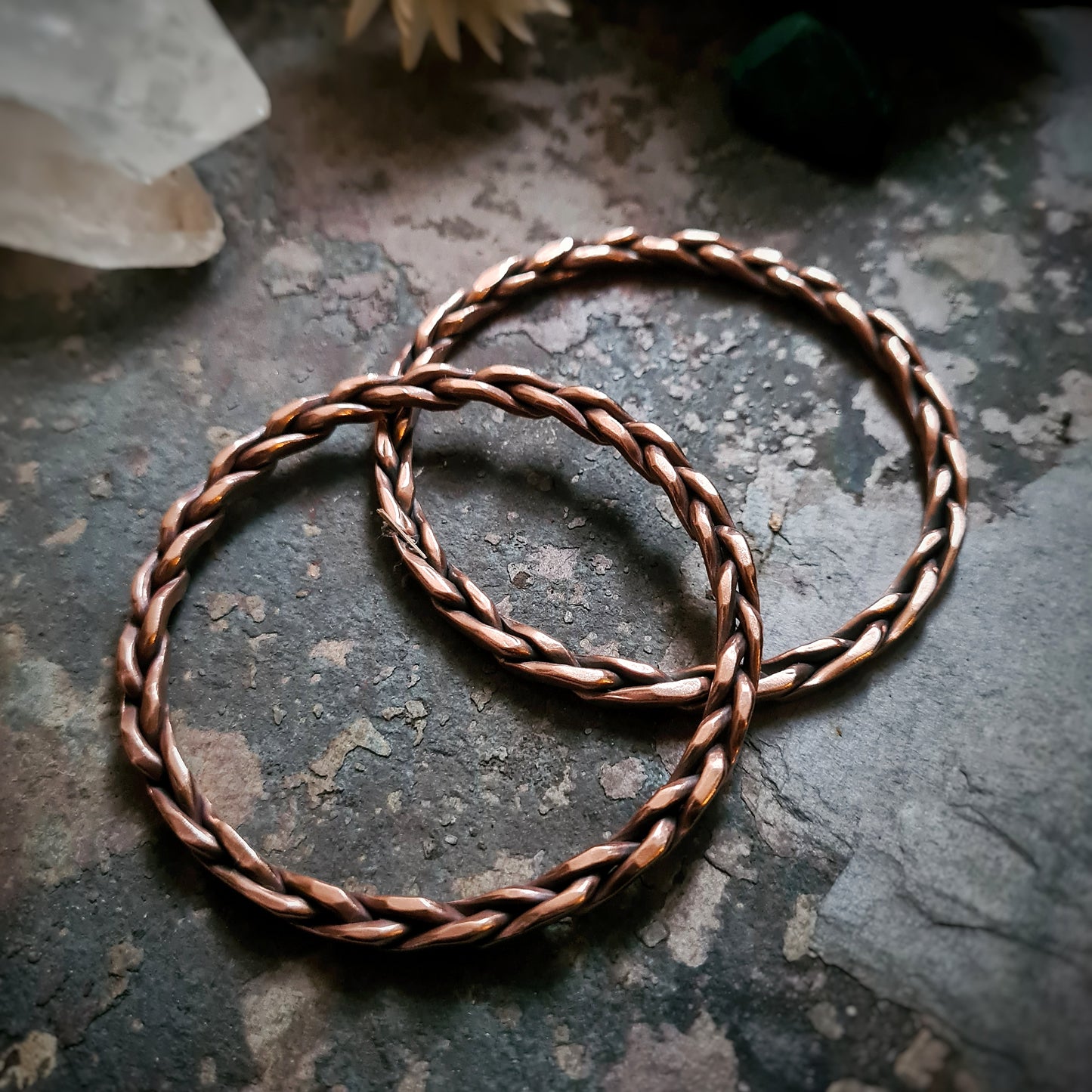 Plaited Copper Bangle - 100% Recycled Copper