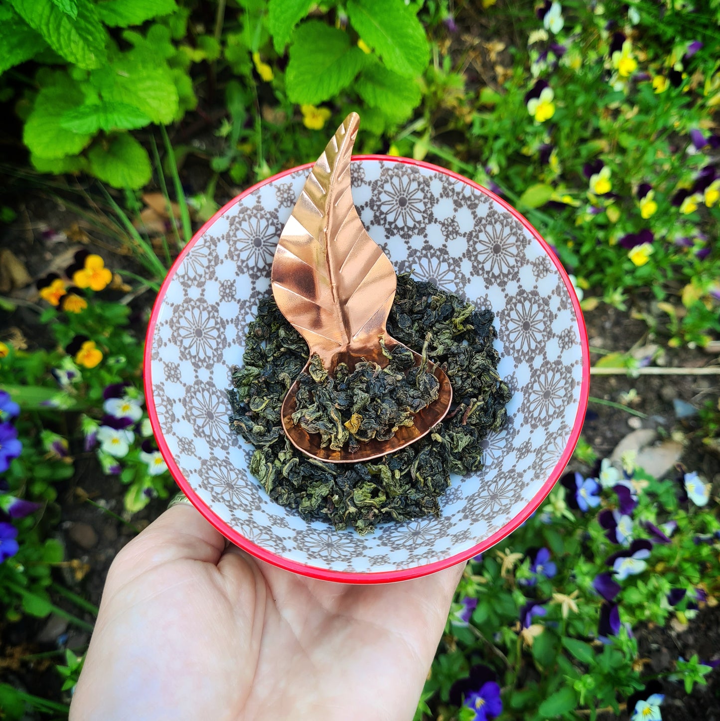 Leaf Handled Caddy Scoop