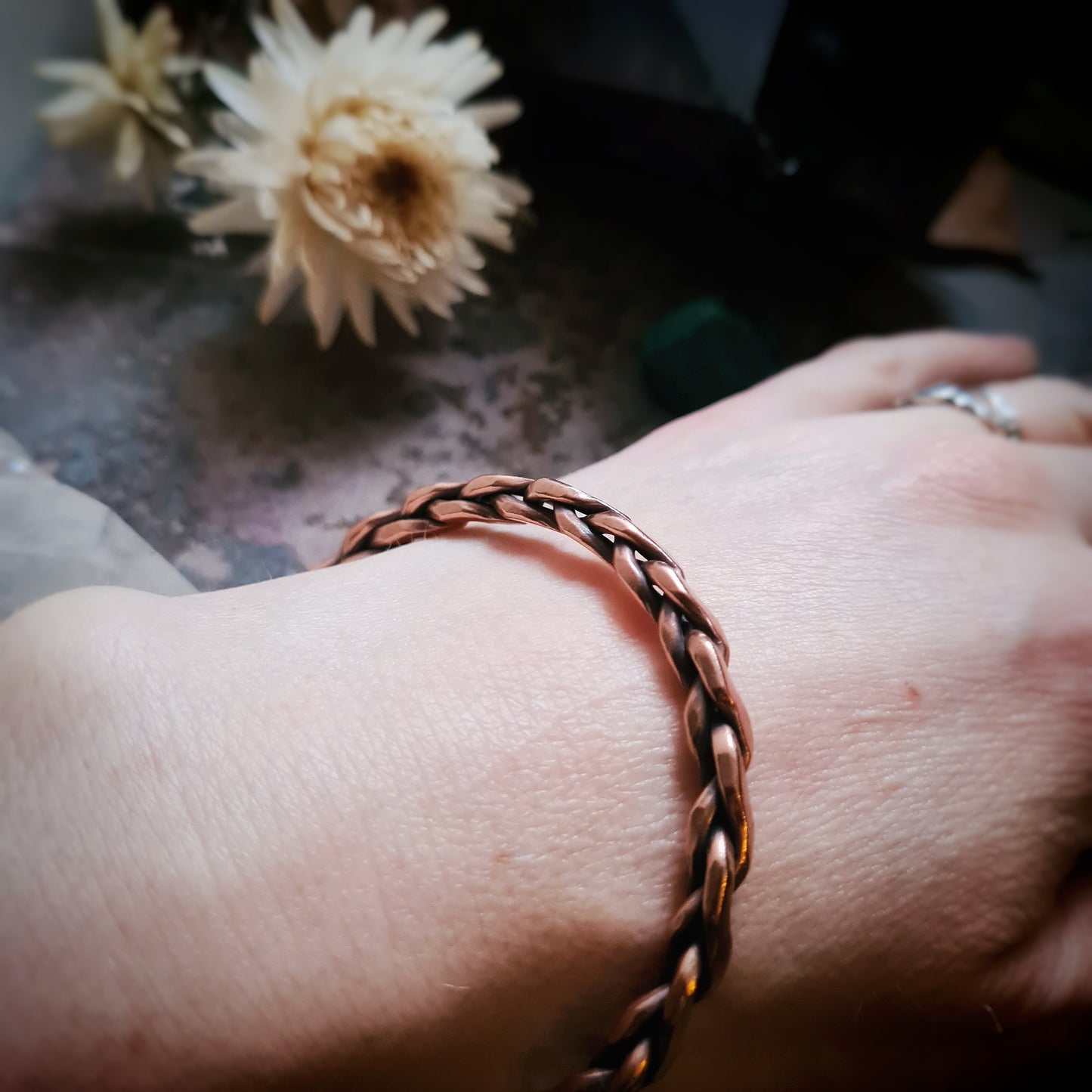 Plaited Copper Bangle - 100% Recycled Copper