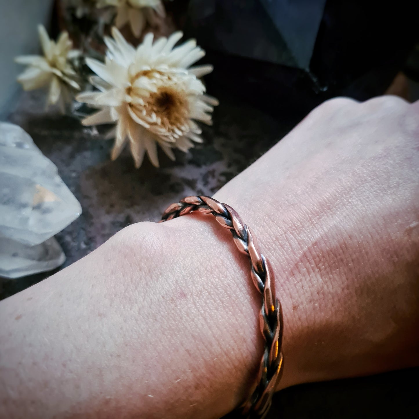Plaited Copper Bangle - 100% Recycled Copper