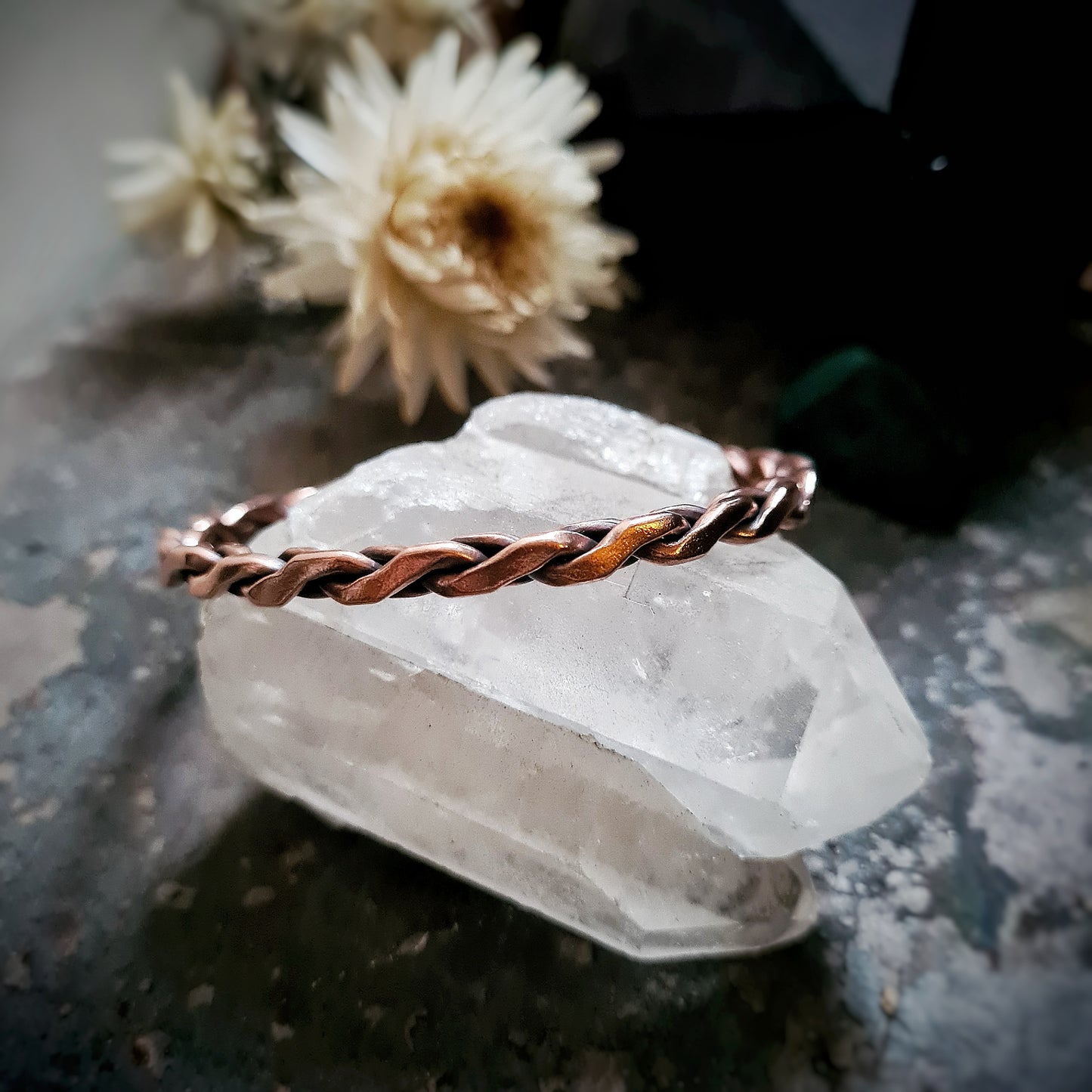 Plaited Copper Bangle - 100% Recycled Copper