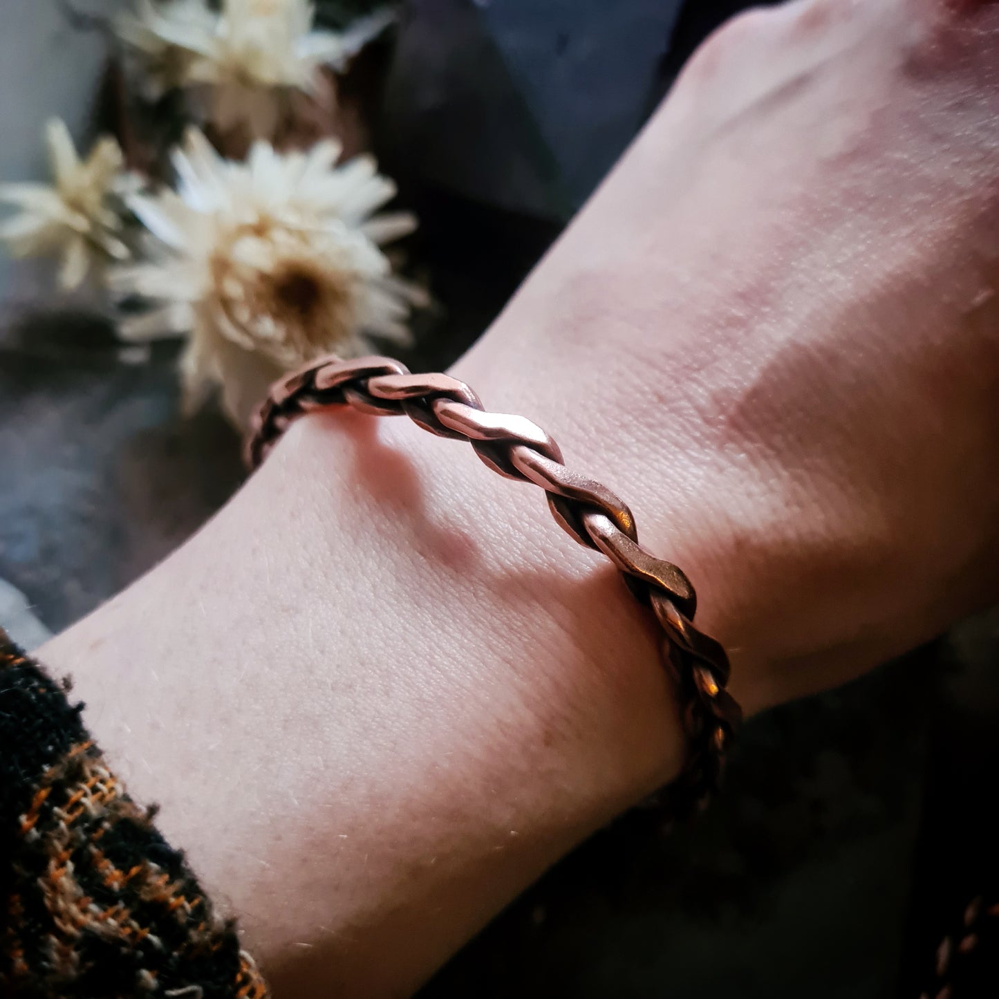 Plaited Copper Bangle - 100% Recycled Copper